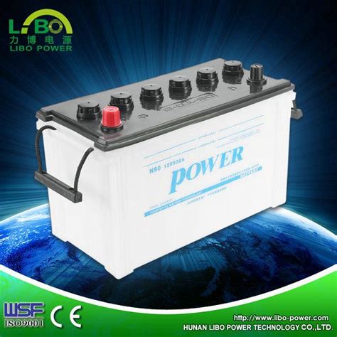 Hot Item 12v 90ah Jis Standard Dry Charged Lead Acid Car Battery