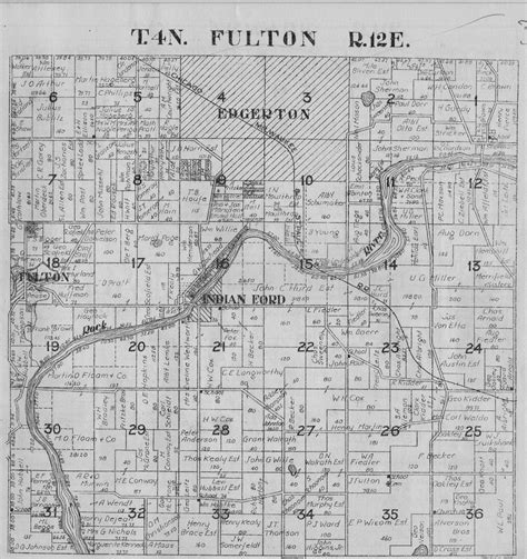 1922 Map Fulton Twp