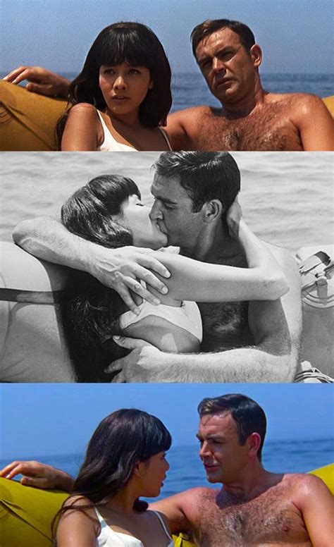 Sean Connery As James Bond And Mie Hama As Kissy In You Only Live Twice 1967 James Bond