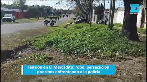 Tensi N En El Mercadito Robo Persecuci N Y Vecinos Enfrentando A La