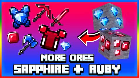 More Ores Sapphire Ruby In Minecraft Marketplace Minecraft