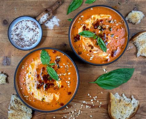 Tomaten Paprika Suppe Mit Kokosmilch Feinkost And Spezialitäten