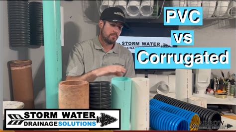 Pvc Vs Corrugated Pipe The Real Truth Yard Drainage Youtube