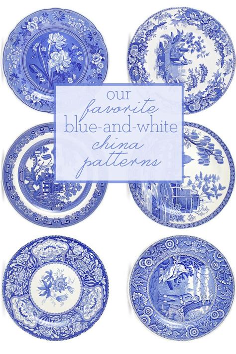 Our favorite blue and white china patterns – Artofit