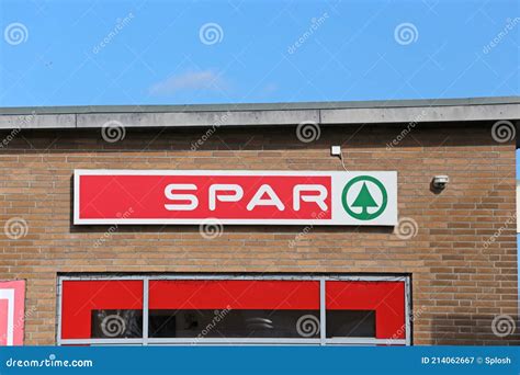 Supermarket Spar Storefront And Logo Editorial Photography Image Of