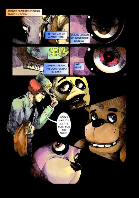 You Should Read This Fan Made Five Nights At Freddys Comic Five Night Five Nights At Freddy