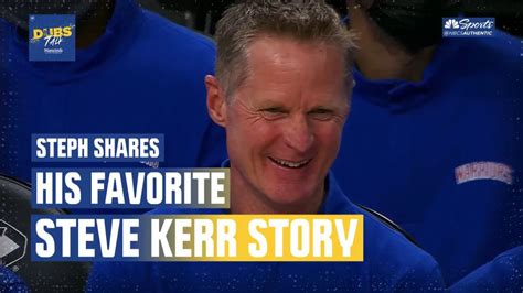 Steph Curry Shares His Favorite Steve Kerr Story From Their Time Together With The Warriors