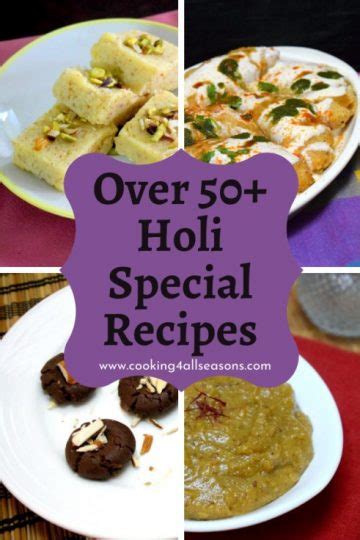 Holi Recipes 50 Snacks Sweets And Party Recipes For Your Holi Party