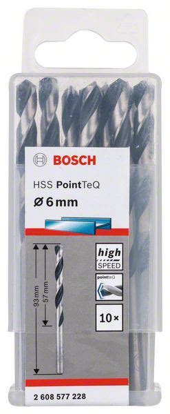 HSS Spiralna Burgija PointTeQ 6 0 Mm Bosch 2608577228