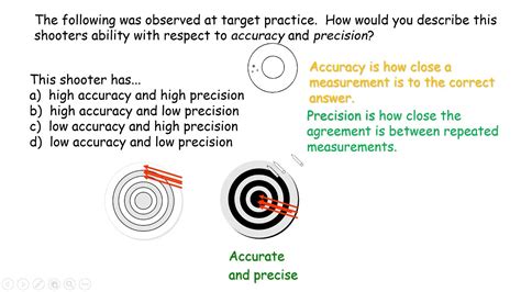 Accuracy And Precision Multiple Choice Question Learn How To Solve Practice Exam 1 Q 8 Youtube