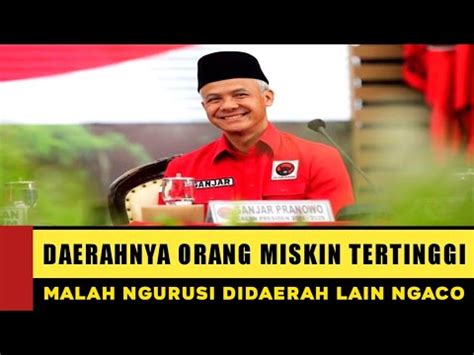 PEDAS BAPAK INI SENTIL KERAS GANJAR TAK PANTAS CAWE CAWE PEKERJAAN