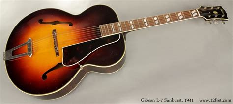 1941 Gibson L7 Sunburst Archtop Guitar