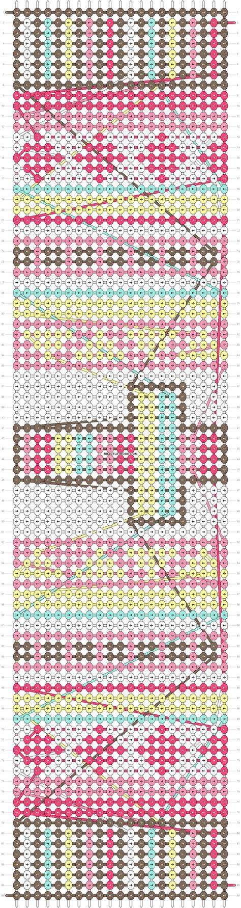 Alpha Friendship Bracelet Pattern Braceletbook Pulseras