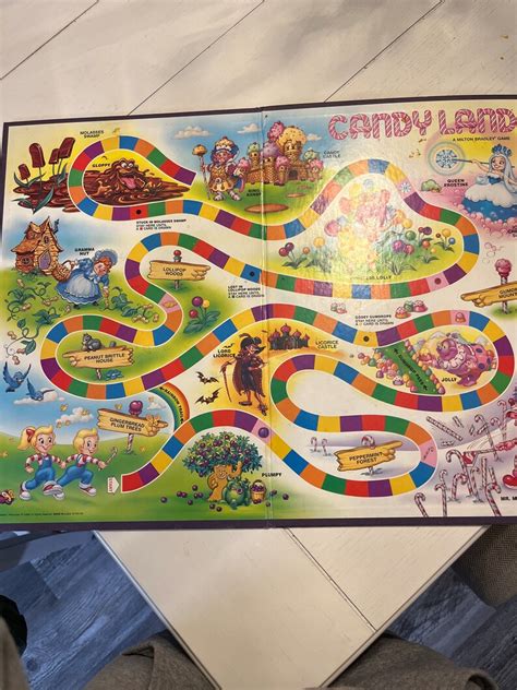 Vintage Candy Land Game Board - Etsy