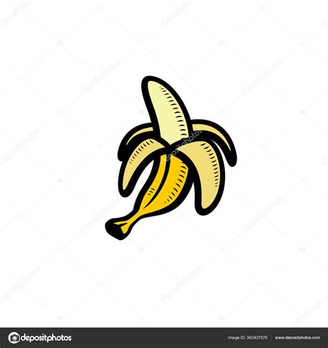 Bananas Set Collection Icon Banana Vector Stock Vector By Vasilev Ki