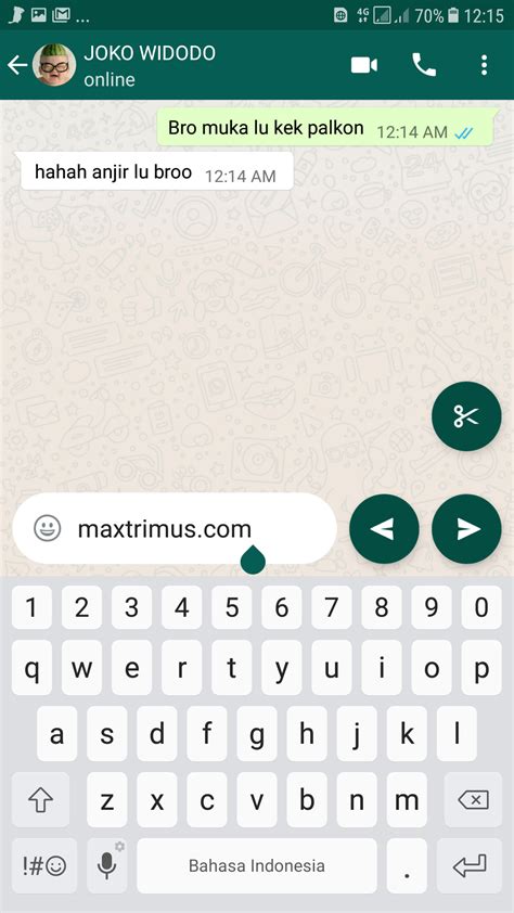 Cara Terbaru Membuat Chat Whatsapp Palsu Maxtrimus