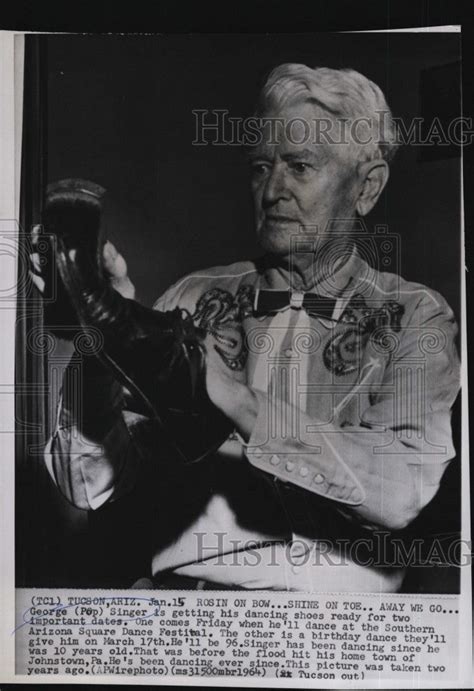 George Singer Preps For Ariz Square Dance Festival 1964 Vintage Press