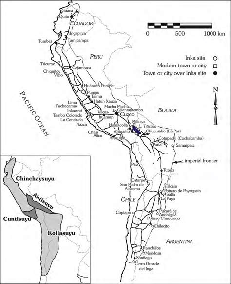 1. Map of the Inca Empire with Inca roads indicated (from D'Altroy 2002 ...