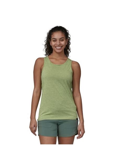 Patagonia Womens Capilene Cool Daily Tank Top Salvia Green Dark