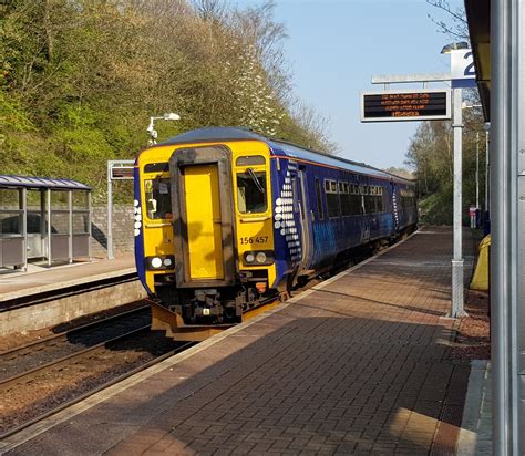 Abellio Scotrail Class 156 156457 Passing Ashfield Station Flickr