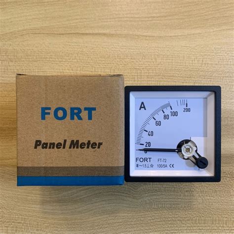 Jual Amper Meter FORT FT 72A Class 1 5 Ampermeter Body 72 X 72 Mm