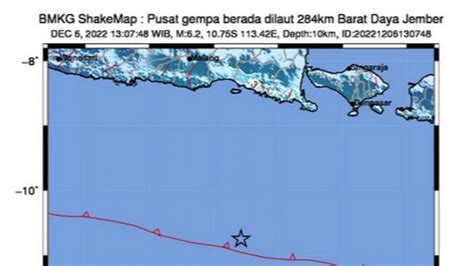 Breaking News Gempa Magnitudo Guncang Jember