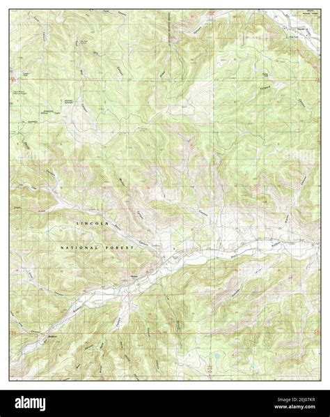 Lincoln, New Mexico, map 1989, 1:24000, United States of America by ...