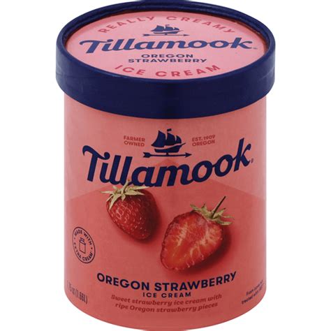 Tillamook Ice Cream Oregon Strawberry Northgate Market