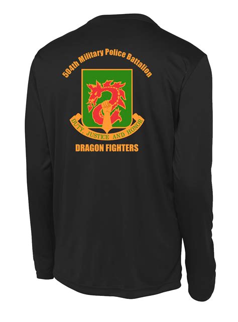 Hhd 504th Mp Bn Long Sleeve Competitor Tee Warrior Society