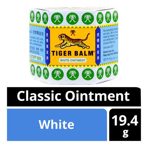 Tiger Balm White Ointment 19.4g - Alcare Pharmaceuticals Pte Ltd