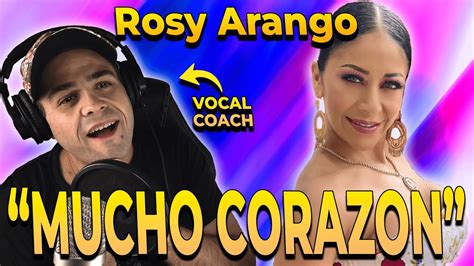 Canta Con El Corazon En La Mano Rosy Arango Reacción Y Análisis