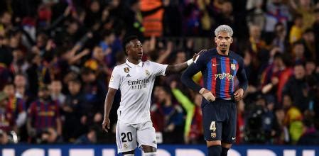 La Liga denuncia insultos racistas a Vinícius en el último clásico