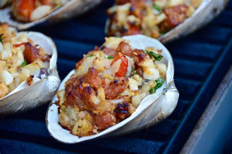 Cape Cod Stuffed Quahogs with Chorizo - Creatively Delish