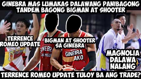 Pba Update Ginebra Lumakas Bagong Tandem Bigman At Shooter Terrence