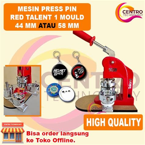 Jual Mesin Press Pin Red Talent Asli Original Moulding Atau