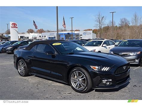 2015 Black Ford Mustang Ecoboost Premium Convertible 124220072 Photo 10 Car