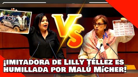 VEAN IMITADORA de LILLY TÉLLEZ es HUMILLADA por MALÚ por SACAR RAJA