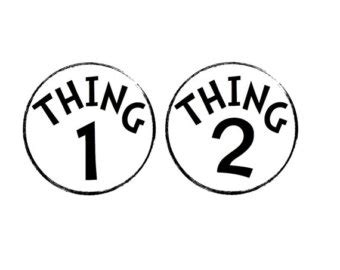 Thing 1 And Thing 2 Clipart - Cliparts.co