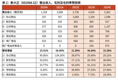 2022年上半年新大正收入按业态拆分 行业研究数据 小牛行研