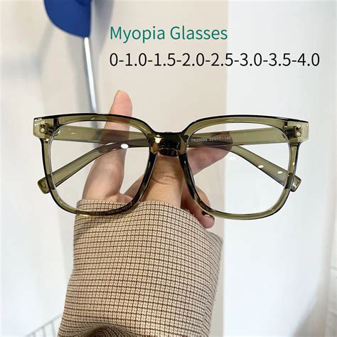 2024 Round Myopia Glasses For Women Men Eyeglasses Super Light Frame