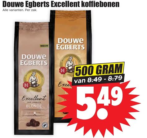 Douwe Egberts Excellent Koffiebonen Gram Aanbieding Bij Dirk