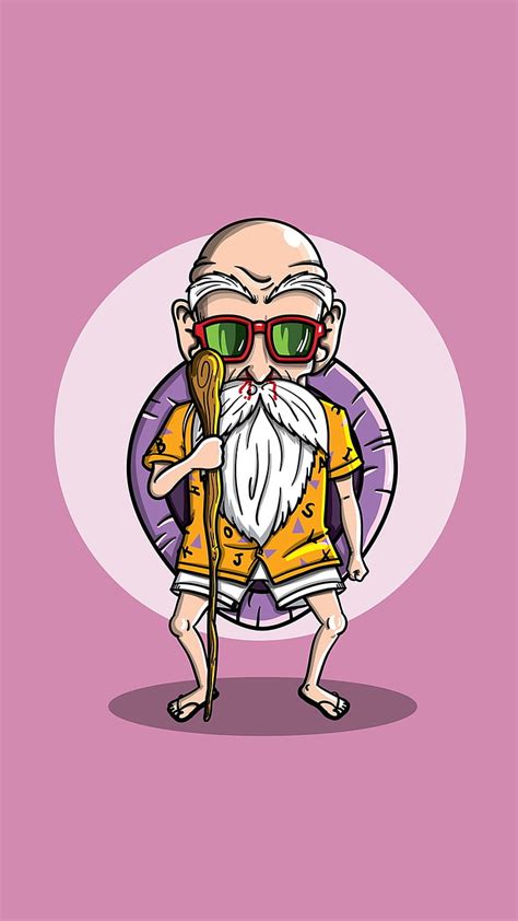 Master Roshi Iphone Wallpaper