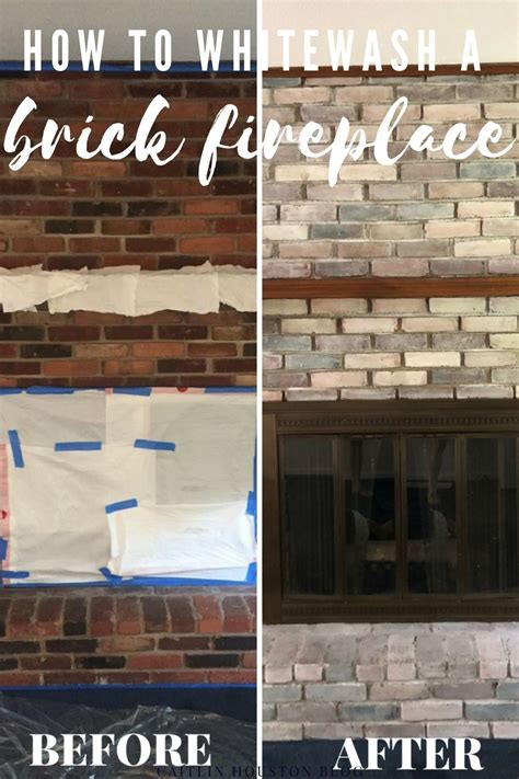 Here Is How To Whitewash A Brick Fireplace In Seven Easy Steps As Well