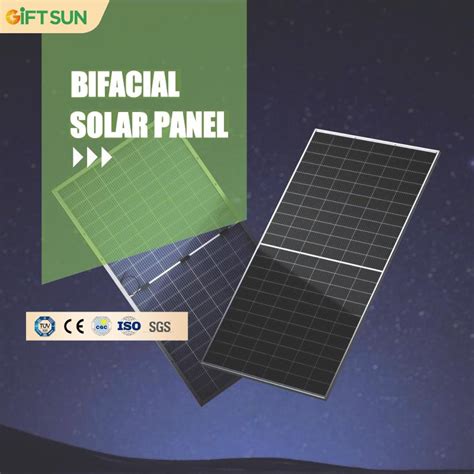 Hjt Solar Cell Watt Double Glass Solar Panel Solar W W