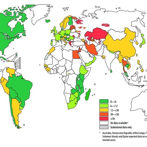 Distribution Of The Proportion Of Multidrug Resistant Tuberculosis Download Scientific Diagram