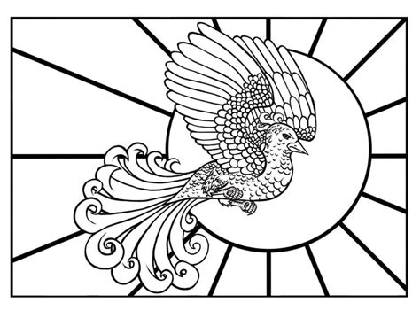 Coloriage Phoenix à imprimer sur ColoriageEnfant