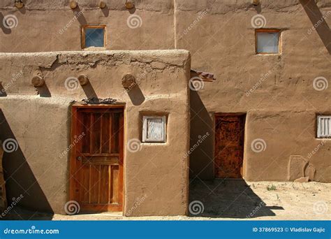 Taos Pueblo stock image. Image of buildings, indigenous - 37869523