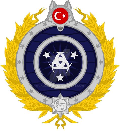 An Emblem For Turkish National Intelligence Agency By Enesozcan On