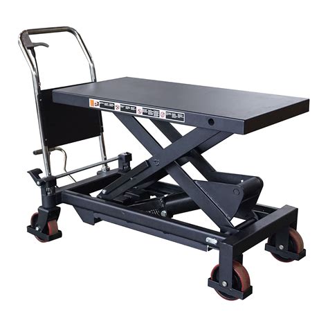 Newpo 800kg Mobile Scissor Lift Table Trolley Scissor Lift Tables