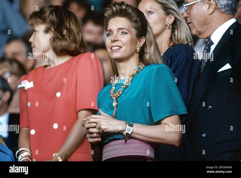 HM Queen Noor of Jordan - Noor Al-Hussein attends the European special Olympics, Hampden Park ...